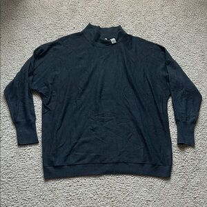 Chico's Mock Neck Long Sleeve Top